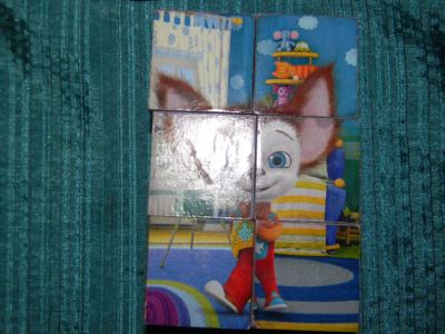 Лот: 6630483. Фото: 1. кубики-пазлы.барбоскины. Развивающие
