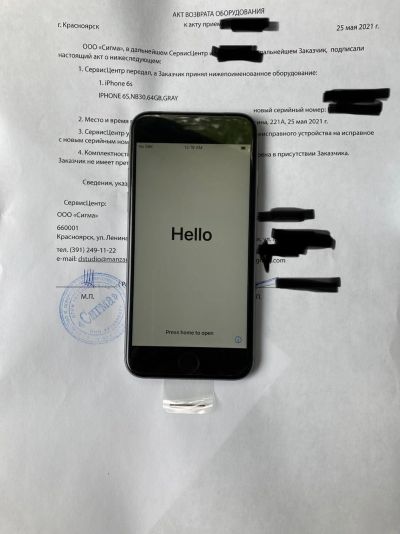 Лот: 17670466. Фото: 1. iPhone 6s. Смартфоны