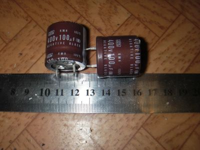 Лот: 16354980. Фото: 1. 100мкф 400в. Конденсаторы