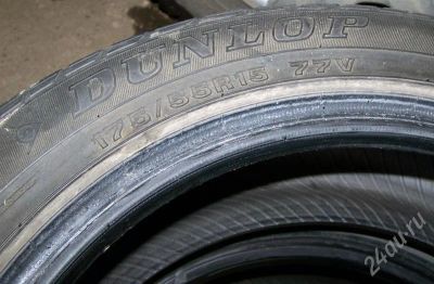 Лот: 295924. Фото: 1. DUNLOP 175/55 R15 77V Пара. Шины