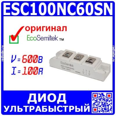 Лот: 25581324. Фото: 1. ESC100NC60SN - быстродействующий... Диоды и тиристоры