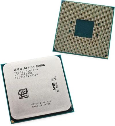 Лот: 24947237. Фото: 1. Процессор AMD AM4 Athlon 3000G... Процессоры