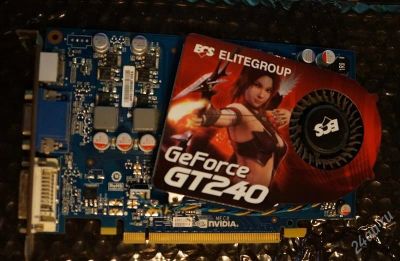 Лот: 2281247. Фото: 1. ECSGeforce Gt 240 512мб PCI-E... Видеокарты