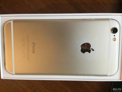 Лот: 10209697. Фото: 1. Iphone 6 gold 64gb. Смартфоны
