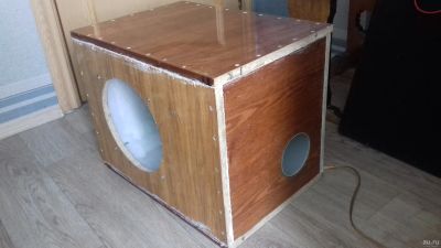 Лот: 13878063. Фото: 1. Короб для сабвуфера 10" 60л. ФИ... Сабвуферы