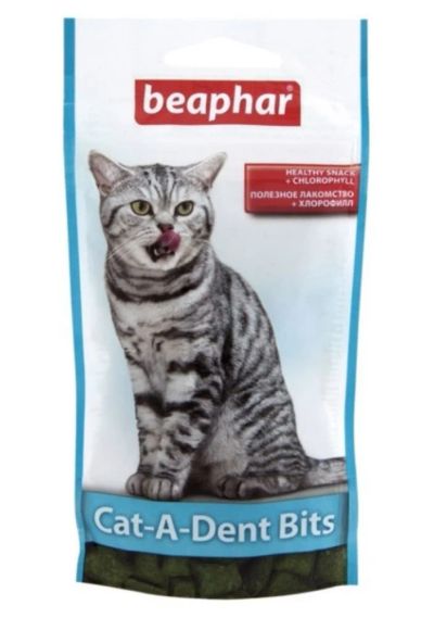 Лот: 5689722. Фото: 1. Лакомство Beaphar Cat-A-Dent Bits... Корма