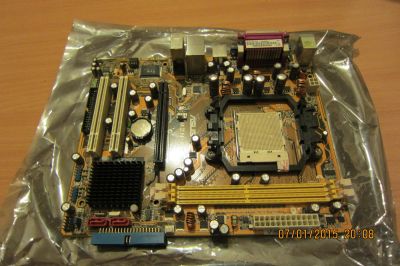 Лот: 4936907. Фото: 1. Материнская плата ASUS M2N-MX... Материнские платы