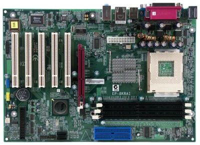 Лот: 1001884. Фото: 1. Epox 8KRAI Socket A+Athlon XP... Материнские платы