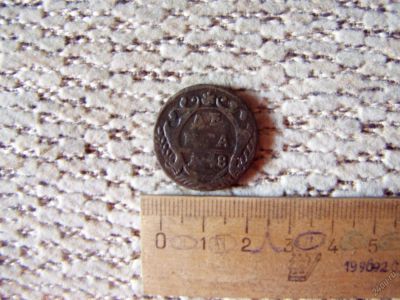 Лот: 5709087. Фото: 1. Денга 1748 года в хорошем состоянии... Россия до 1917 года