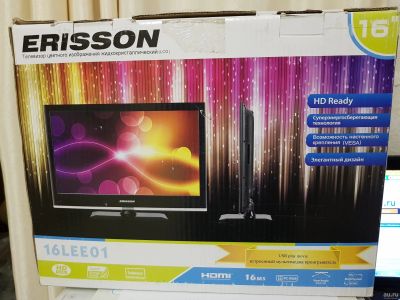 Лот: 14715239. Фото: 1. Телевизор Erisson 16LEE01. Телевизоры
