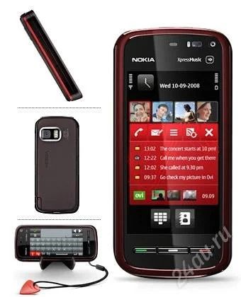 Лот: 1030104. Фото: 1. nokia 5800 em - бу с документами. Смартфоны