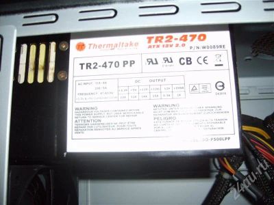Лот: 219927. Фото: 1. Thermaltake <W0089RE> TR2-470W. Корпуса, блоки питания