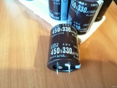 Лот: 17239094. Фото: 1. Конденсатор 6 штук. 450 В 330... Конденсаторы