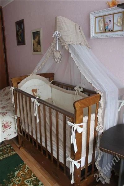 Лот: 3812790. Фото: 1. Детская кроватка Можга Отличная... Детские кровати и кроватки