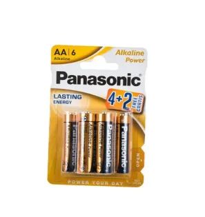 Лот: 20836710. Фото: 1. Батарейки Panasonic LR 6 Alkaline... Батарейки, аккумуляторы, элементы питания