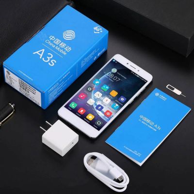 Лот: 11833628. Фото: 1. Смартфон China mobile a3s серебро... Смартфоны