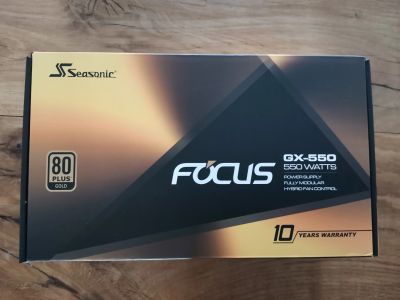 Лот: 16084052. Фото: 1. Блок питания Seasonic Focus Gx-550... Корпуса, блоки питания