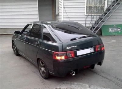 Лот: 6080304. Фото: 1. Задний бампер "RS" ВАЗ 2112. Детали тюнинга