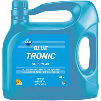 Лот: 14493437. Фото: 1. Aral BlueTronic 10W-40 4л. (Масло... Масла, жидкости