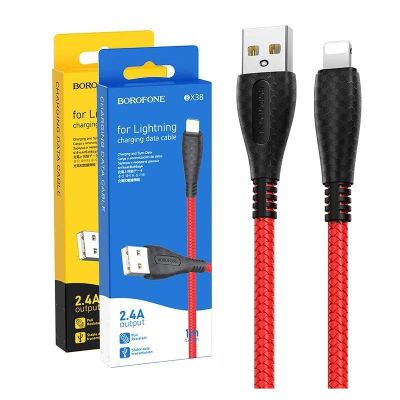 Лот: 22147826. Фото: 1. Кабель BOROFONE Lighting BX-38... Дата-кабели, переходники
