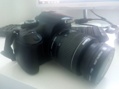 Лот: 13980670. Фото: 1. Фотоаппарат Canon EOS 1100D Kit. Цифровые зеркальные