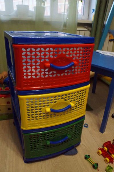 Лот: 7350764. Фото: 1. Комод пластиковый. Шкафы, стеллажи, комоды