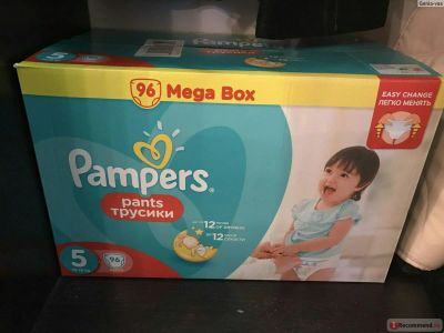 Лот: 11024670. Фото: 1. Pampers подгузники 5. 96 штук. Детская гигиена