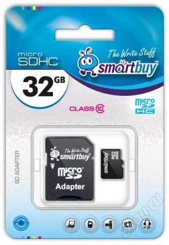 Лот: 2821765. Фото: 1. micro SDHC 32GB class 10 Smart... Карты памяти