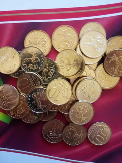 Лот: 15958579. Фото: 1. 10 копеек 2007 год (М) UNC анц... Россия после 1991 года
