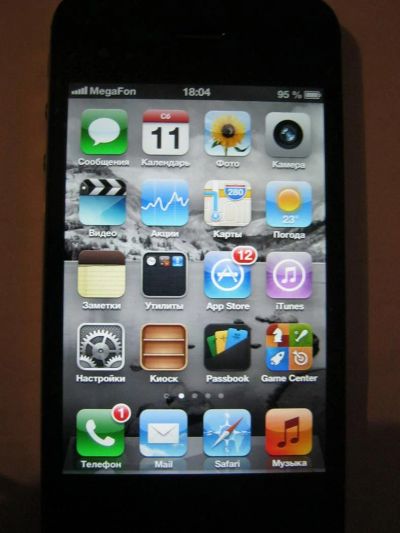 Лот: 3591532. Фото: 1. Iphone 4s 16gb Black. Смартфоны