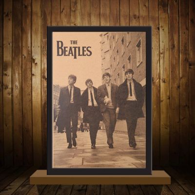 Лот: 10386315. Фото: 1. Постер The Beatles (крафтовая... Произведения