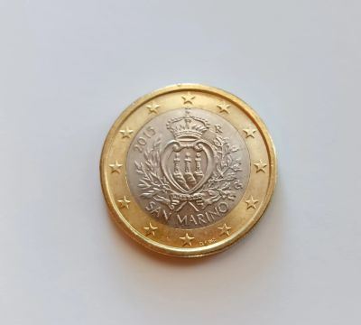 Лот: 25124810. Фото: 1. Сан-Марино. 1 евро 2015 UNC. Европа