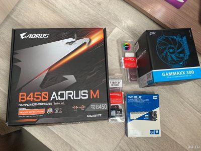 Лот: 17738390. Фото: 1. Компуктер ryzen 5 1600 обмен на... Комплекты запчастей