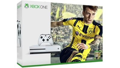 Лот: 10310526. Фото: 1. xbox one s 500gb(фифа17). Игровые приставки, консоли