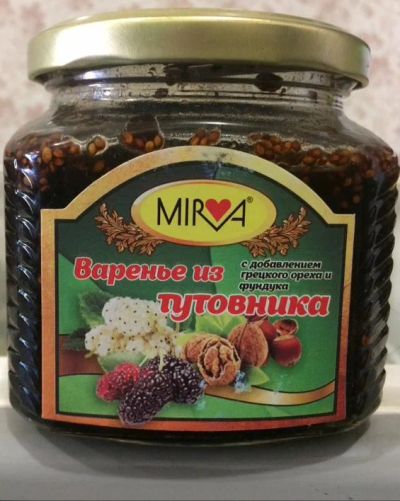 Лот: 11360102. Фото: 1. Варенье из тутовника с добавлением... Консервы