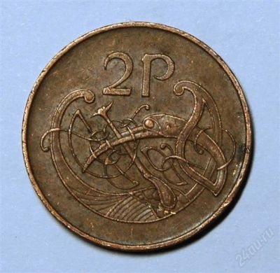 Лот: 2566678. Фото: 1. Ирландия. 2 пенса 1971 г.(054... Европа