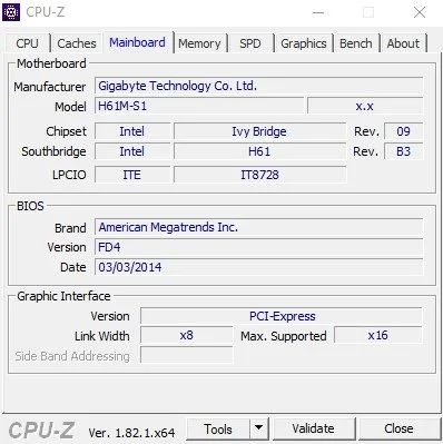 Лот: 13906209. Фото: 1. GigaByte H61M-S1. Материнские платы