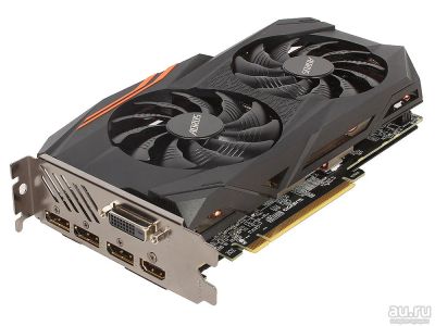 Лот: 14523399. Фото: 1. Видеокарта Gigabyte AMD Radeon... Видеокарты