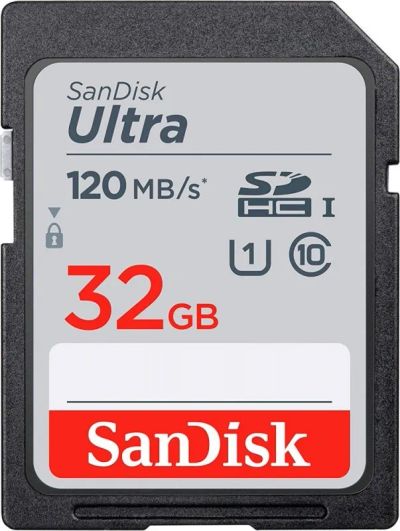 Лот: 24948729. Фото: 1. Карта памяти MicroSDHC 32Gb SanDisk... Карты памяти