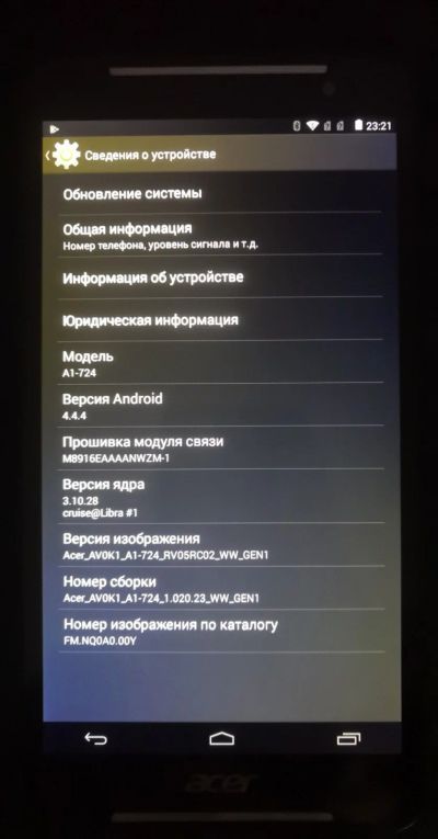 Лот: 16717018. Фото: 1. Смартфон , планшет , Acer Iconia... Смартфоны