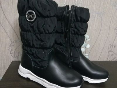 Лот: 12570144. Фото: 1. Новые зимние сапоги на девочку... Сапоги