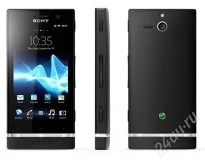 Лот: 2053476. Фото: 1. Sony xperia u st25i black. Смартфоны