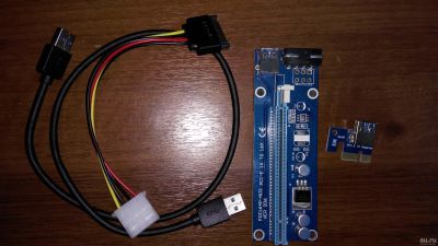 Лот: 13050945. Фото: 1. Райзер (Riser) PCI-E 1x-16x. Шлейфы, кабели, переходники