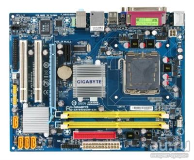 Лот: 13521752. Фото: 1. Материнская плата Gigabyte GA-945GCM-S2C... Материнские платы