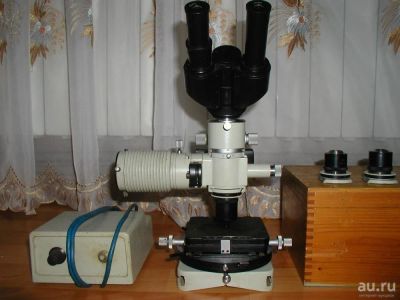 Лот: 8707980. Фото: 1. Микроскоп ММУ-3 + ЗИП. Микроскопы