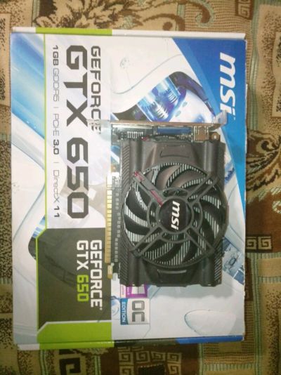 Лот: 12436525. Фото: 1. Видеокарта gtx 650. Видеокарты
