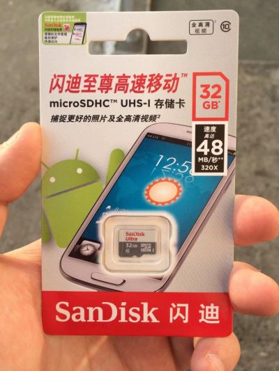 Лот: 6496150. Фото: 1. Карта памяти microSD HC 32 GB... Карты памяти