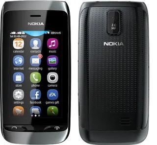 Лот: 3571309. Фото: 1. Nokia 308 2х сим,оригинал. неисправна. Кнопочные мобильные телефоны
