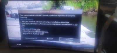 Лот: 23324355. Фото: 1. Smart Samsung UE4EKU6300 битая... Телевизоры