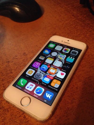 Лот: 8449707. Фото: 1. iphone 5S LTE Отпечаток работает... Смартфоны